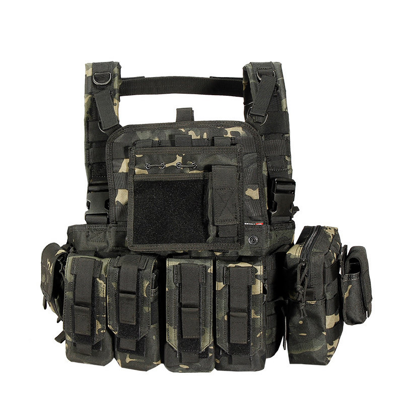enhance your airsoft paintball experience with this adjustable modular tactical vest details 9