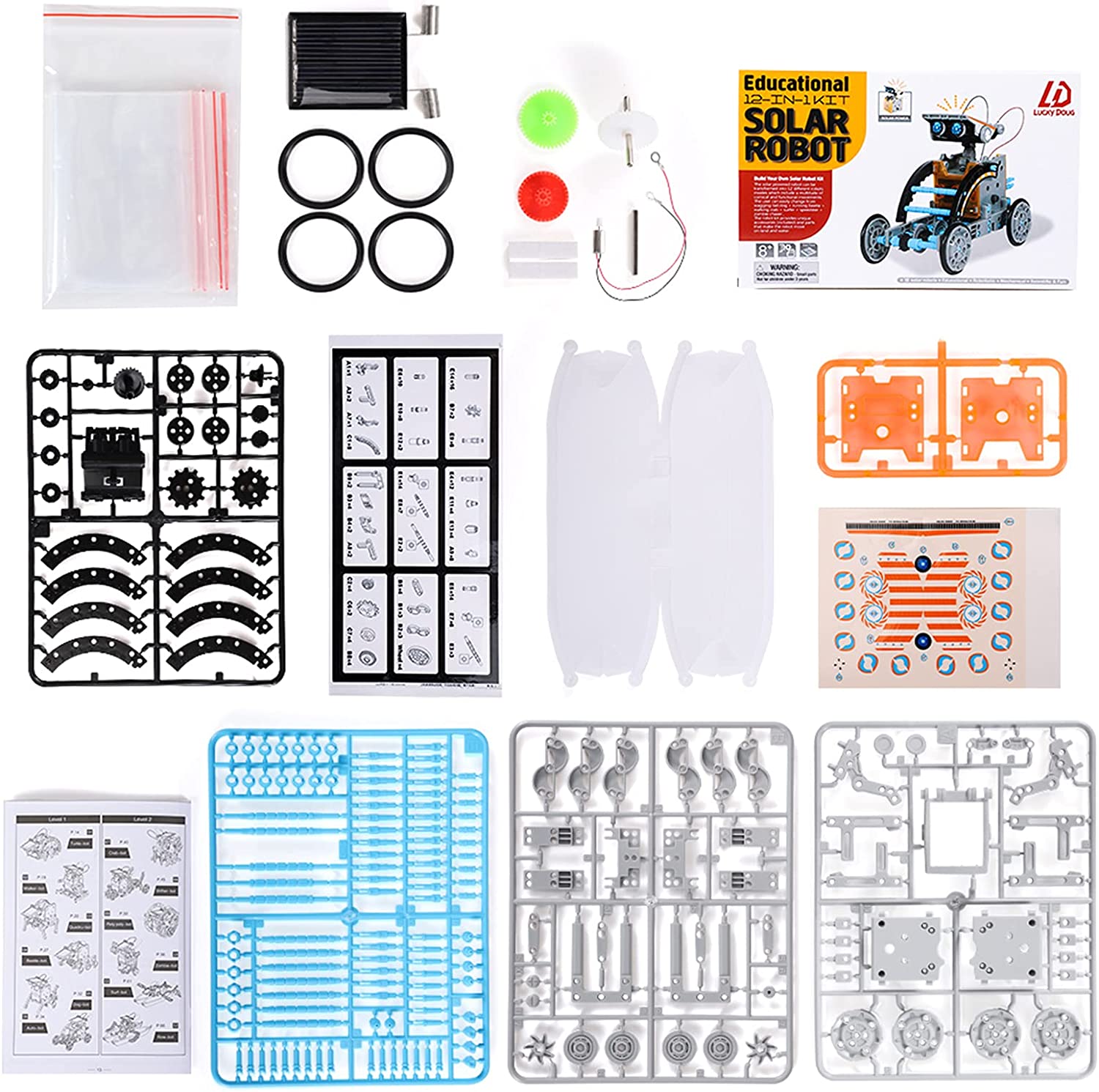 12 in 1 stem solar robot kit educational science experiment set perfect gift for kids boys girls christmas and halloween gift thanksgiving gift details 7