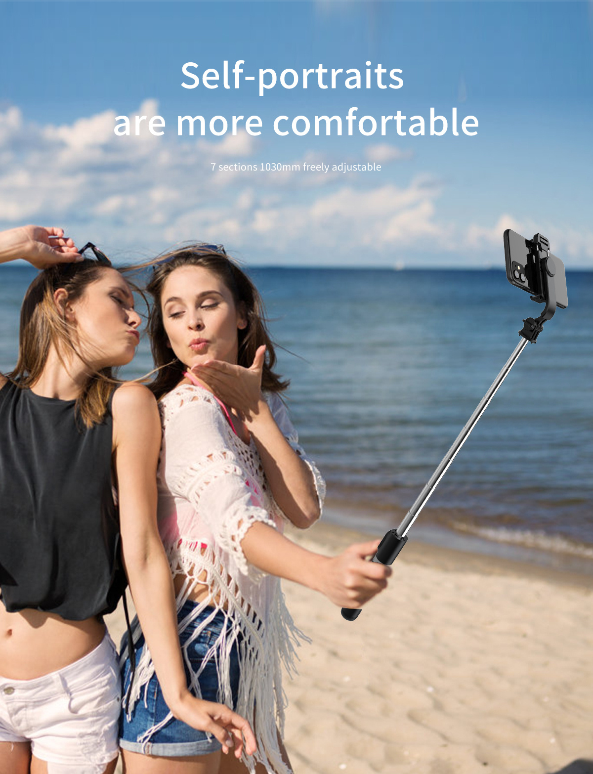 40 cell phone selfie stick tripod extendable selfie stick   smartphone tripod stand with wireless     for iphone 14   12 pro 11 11   xr x 8 7 plus   google lg   smartphones details 6