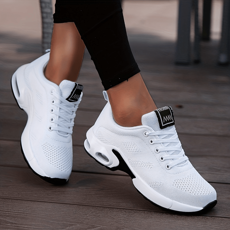 breathable mesh womens sneakers lightweight   non woven fabric insole sole random printing stabilizing support normal pronation   Product details 2