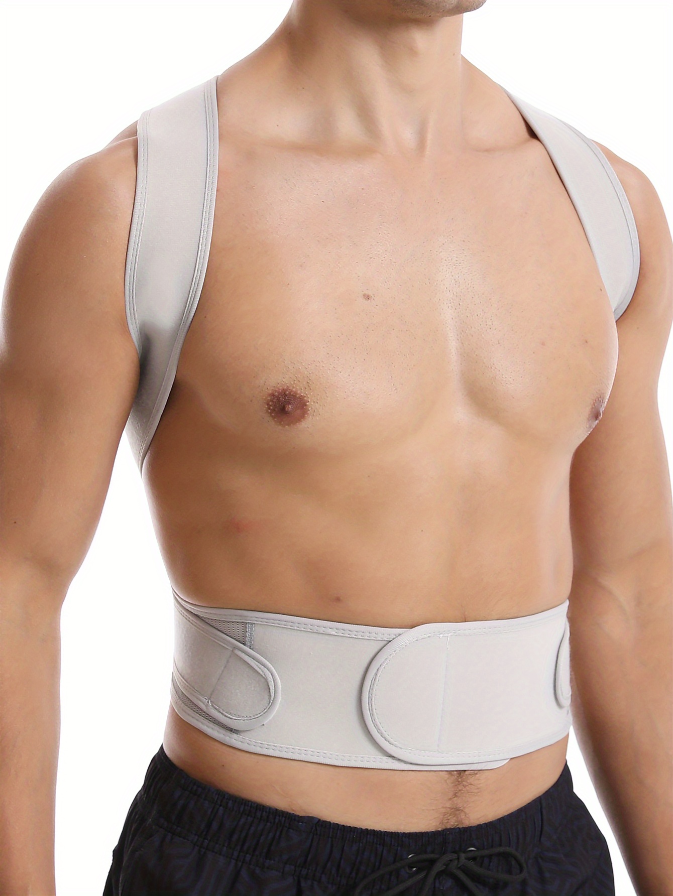 1pc posture corrector back posture brace for men women clavicle support stop slouching and hunching adjustable back trainer details 7