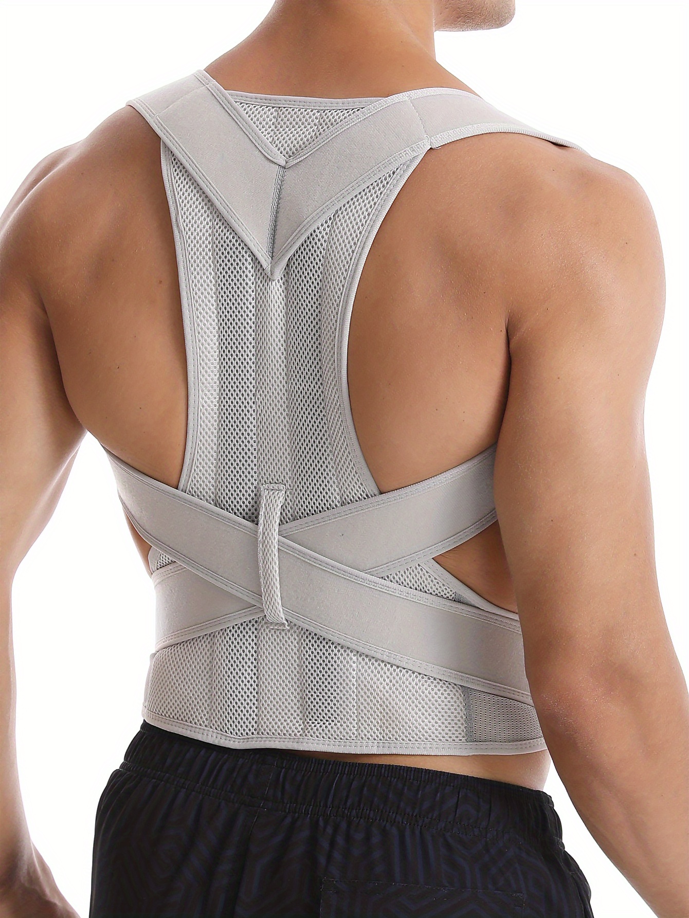 1pc posture corrector back posture brace for men women clavicle support stop slouching and hunching adjustable back trainer details 5