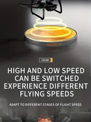 drone with dual camera body lighting design obstacle avoidance optical flow positioning aircraft best toys gift for adults kids boys details 8