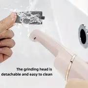 آلة باديكير كهربائية للقدم ، شحن usb أوتوماتيكي للباديكير وطحن الجلد الميت ، أداة سكين باديكير ، مطحنة القدم المحمولة ، أداة طحن الجلد الميت المنزلية ، أداة تجميل القدم التفاصيل 4