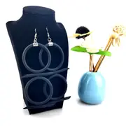 boho ethnic style long dangle earrings for women jewelry accessories party jewelry punk round rubber earrings details 0