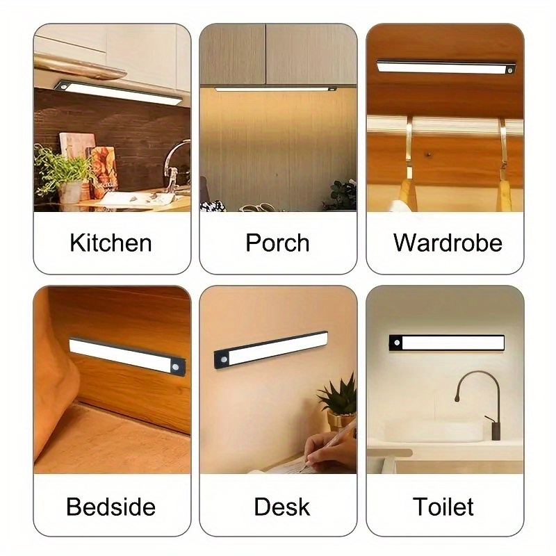 brighten up your home with this wireless rechargeable led motion sensor cabinet light details 5