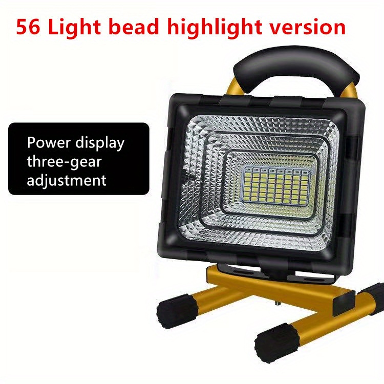 1pc super large capacity super high brightness easy to carry multi functional charging lights emergency lights searchlights suitable for construction site outdoor sports camping fishing home power failure emergency details 20