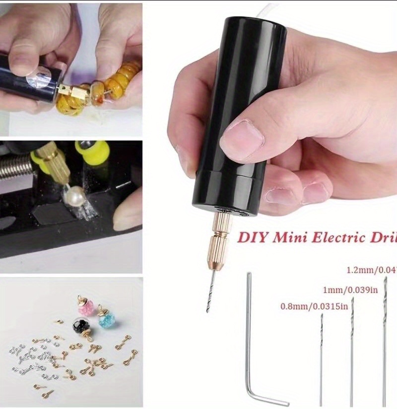 popular   mini electric drills portable handheld micro usb drill 5v for jewelry making diy wood craft for metal wood jewelry tools home electric drill hand drill multi purpose pow details 0