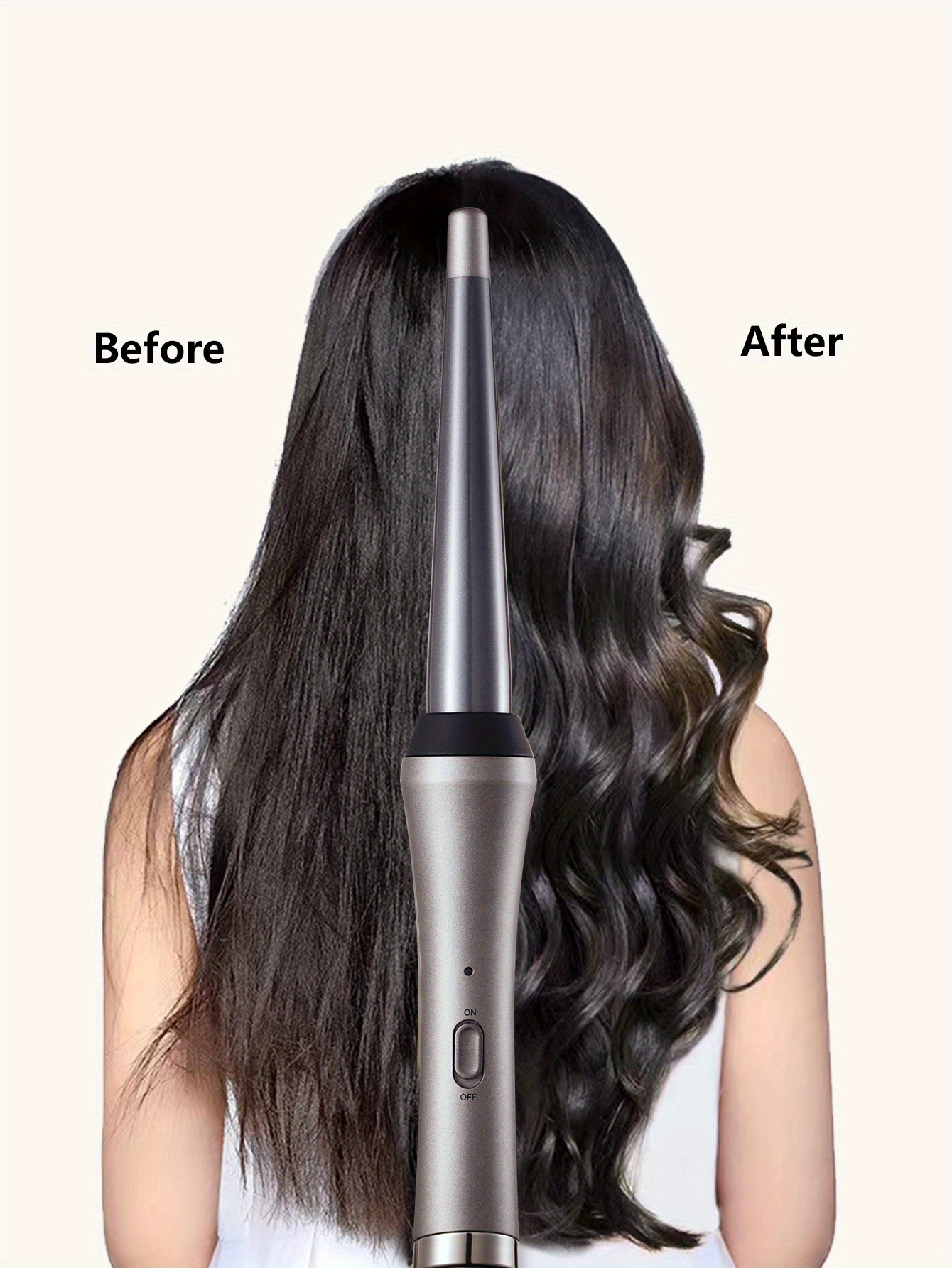 Hair Curling Wand Instant Heat Up Curling Wand Hair Curler Hair Styling Tools For Women details 2