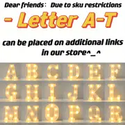 1pc luxury alphabet letter led lights luminous number led letter lights sign light up lamp battery night light for home wedding birthday christmas valentines day party decoration details 1