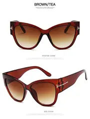 retro cat eye sunglasses outdoor driving sunshade decoration oversize glasses details 9