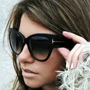 retro cat eye sunglasses outdoor driving sunshade decoration oversize glasses details 1