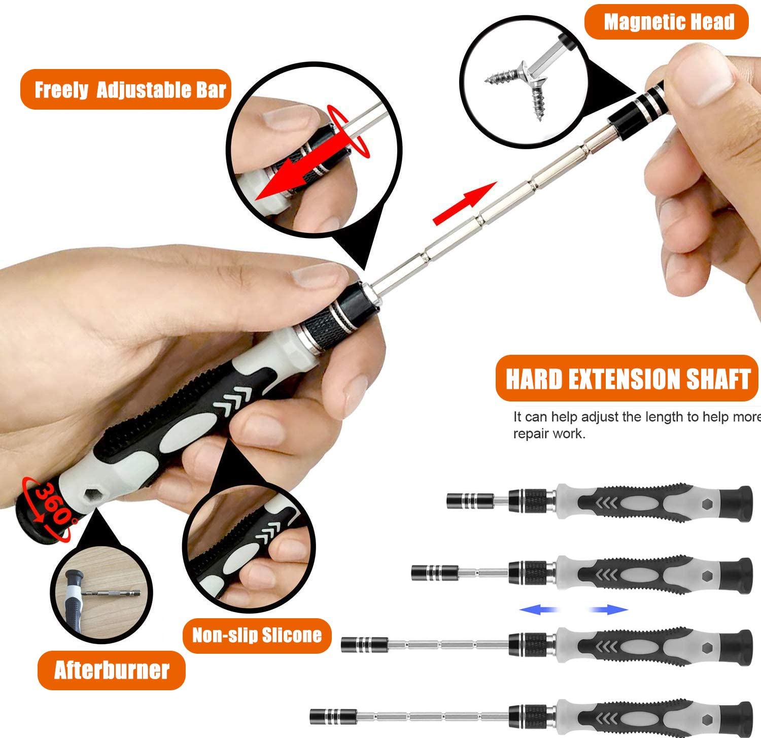 115pcs set cell phone kit car precision screwdriver repair tool kit multi function electronic screwdriver set watch mobile phone disassembly repair screwdriver tools black details 7