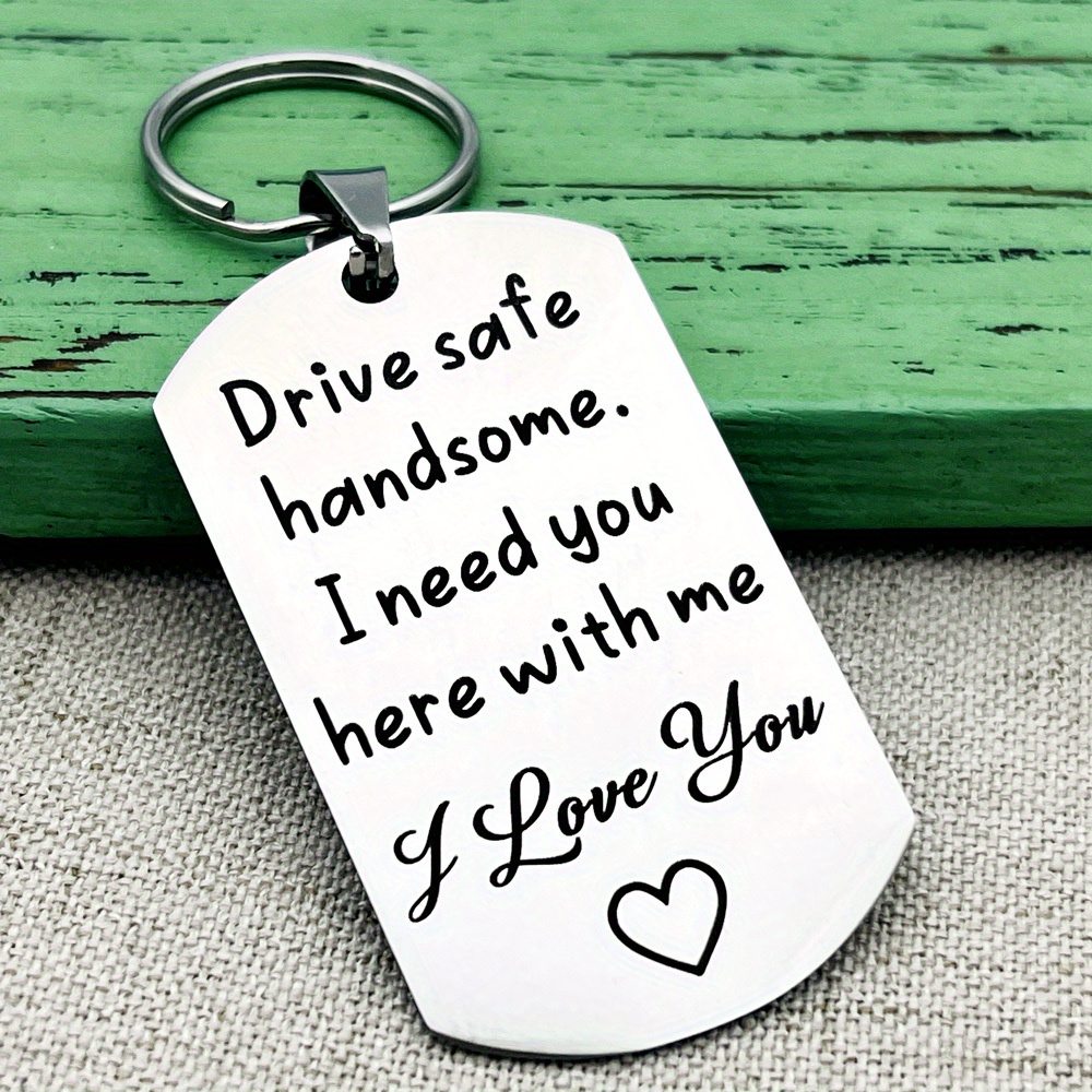 1pc gifts for boyfriend valentines day gifts for husband birthday gift for men i need you here trucker gift keychain details 1