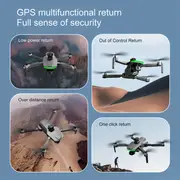 s155 2 7k optical flow dual camera gps high precision positioning drone 5g repeater brushless motor led night vision light four sided obstacle avoidance instant stop smart follow details 13