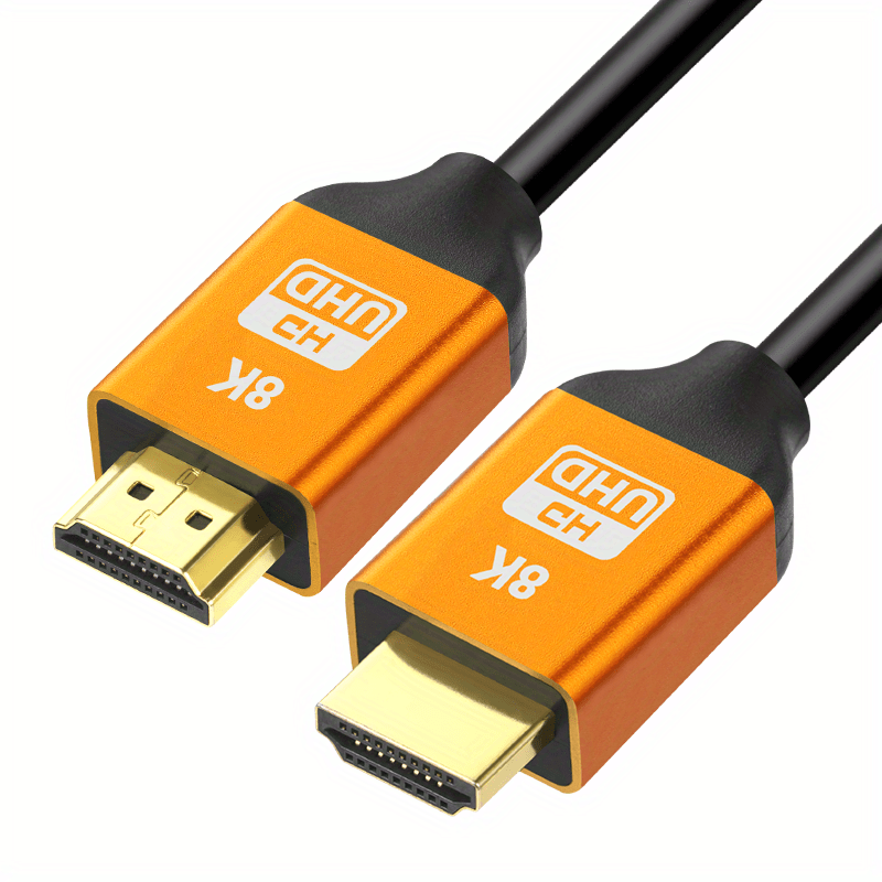 high speed 8k hdmi cable hdmi 2 1 cable aluminum alloy hdmi male to male cable hdmi 2 0 1 4 cable 8k hdmi cable high speed hdmi 2 1 cord 4k120 144hz 8k60hz 3d compatible for ps5 ps4 uhd tv and pc details 6