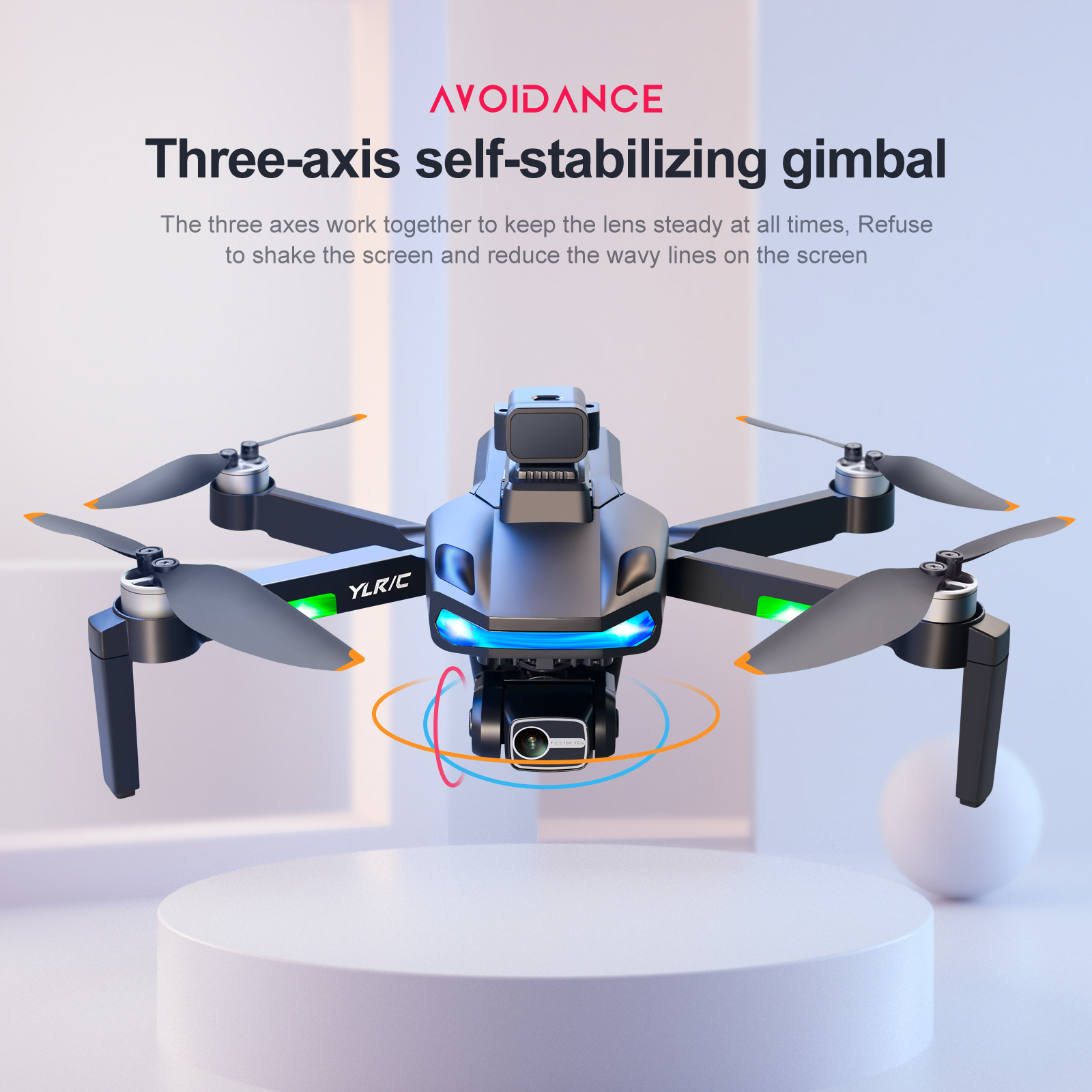 new s135 professional rc drone precise gps positioning powerful brushless motor with 1080p electric gimbal camera on three axis lcd display real time 5g signal transmission perfect toy gift teenager stuff uav quadcopter details 1