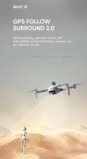 drone with 360 laser obstacle avoidance 3 axis mechanical self stabilizing head gps glonass double mode follow me one key take off landing tap flight gesture photography details 20