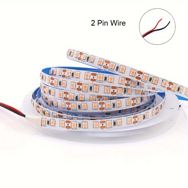 1pc 16 4ft 5m bright cold white led flexible strip light adhesive diy cut background lights illuminate your office suitable for room cabinet desk and other lighting decoration details 3