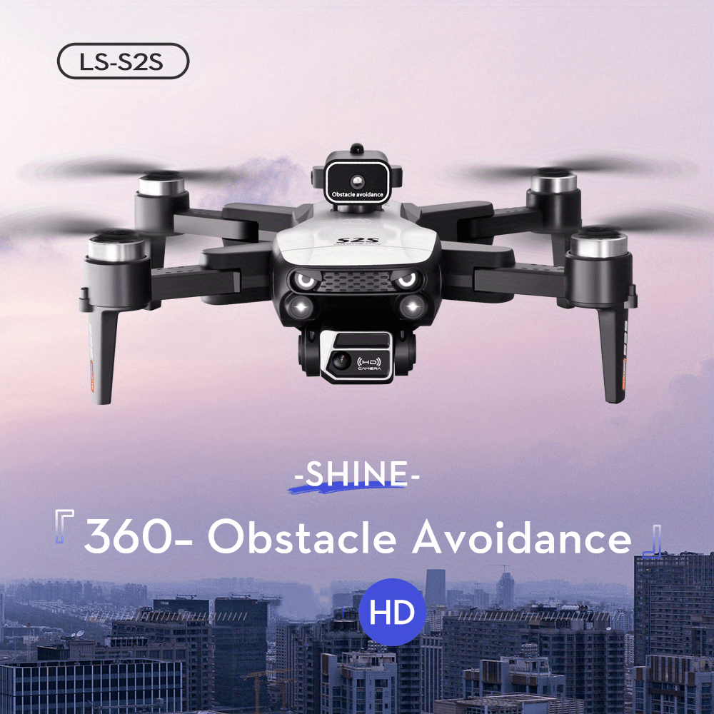 s2s mini drone professional hd camera flying 25 minutes obstacle avoidance brushless folding quadcopter remote control drone toy details 5