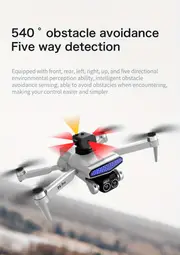 esc camera, d6 pro orange brushless optical flow remote control drone with sd dual camera 2 3 batteries esc camera 540 intelligent obstacle avoidance upgraded brushless motor headless mode wifi fpv app control details 7