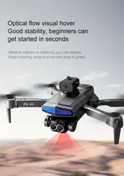 d6 air white rc drone with sd dual esc camera optical flow positioning 540 intelligent obstacle avoidance details 8