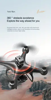 S116 Remote Control Brushless Drone With Dual Camera,optical Flow Positioning,four-sided Infrared Obstacle Avoidance details 6