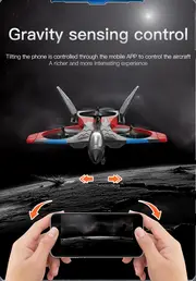 v27 gesture sensing aerial hd remote control aircraft single battery one click ascending headless mode gesture photography 360 rolling christmas gift details 8
