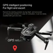 v168 drone with hd camera 360 all round infrared obstacle avoidance optical flow hovering gps smart return 7 level wind resistance 50x zoom birthday gift details 12