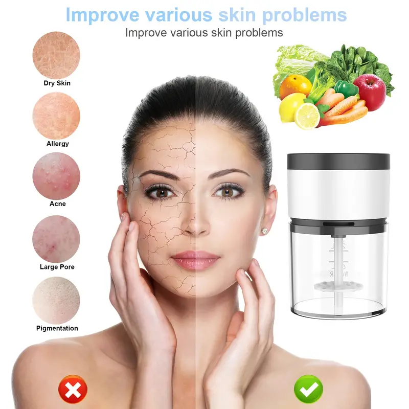 fine beauty personal care natural fruit vegetable facial mask maker automatic usb rechargeable diy facial mask machine details 2