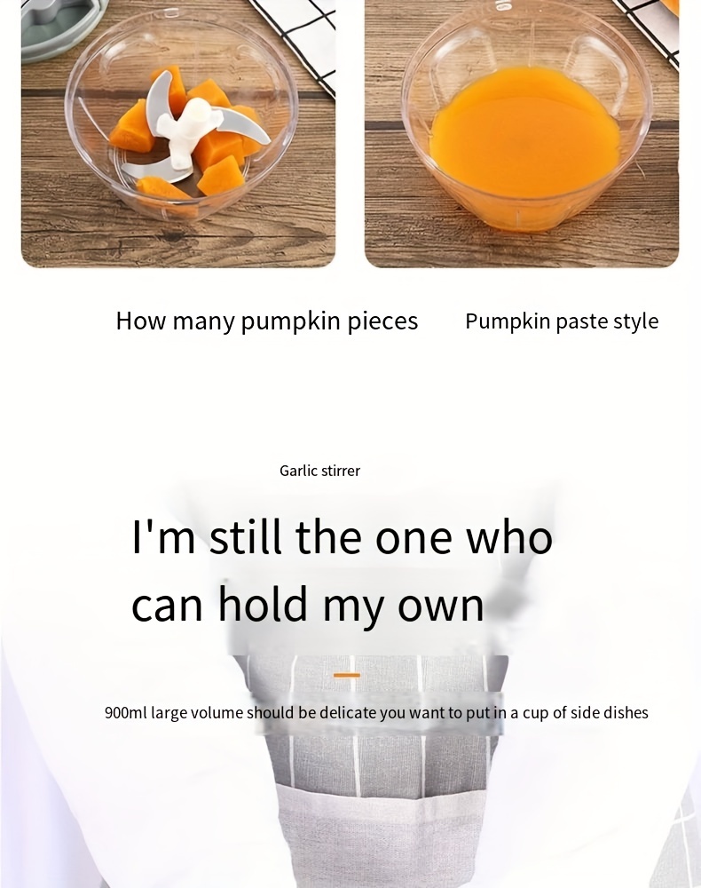 1pcs vegetable cutter multifunctional garlic masher garlic grinder garlic masher vegetable cutter creative fruit masher manual garlic masher kitchen supplies kitchen gadgets 500 900 ml details 6