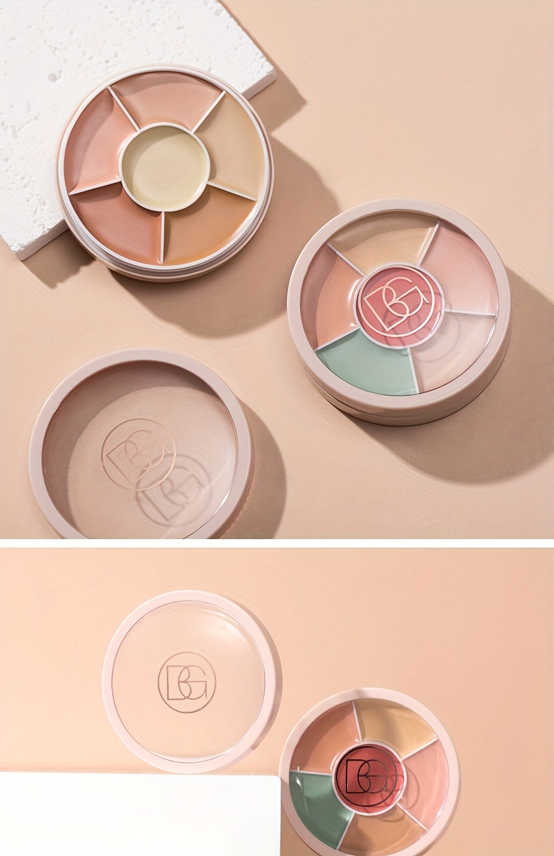 beauty glazed 6 color concealer for spotless brightened skin decrease tear gaps dark circles even skin tone details 12