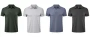 4pcs mens trendy quick dry shirt active slightly stretch breathable lapel button up short sleeve shirt for outdoor details 7