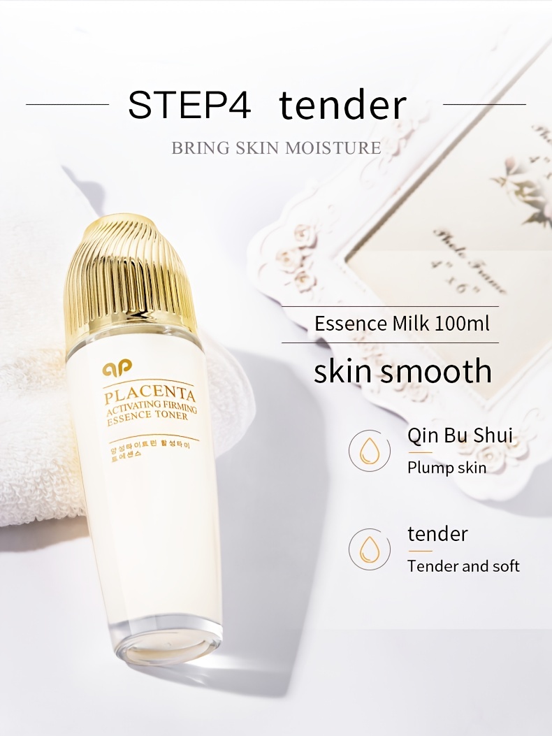 sheep placenta active plastic firming gift box moisturizing and hydrating skin care set firming and revitalizing skin korean skin care gifts details 2