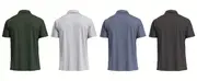 4pcs mens trendy quick dry shirt active slightly stretch breathable lapel button up short sleeve shirt for outdoor details 8