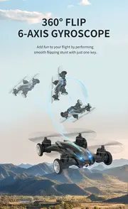 amphibious drone, land and air amphibious drone flying toy car with camera support wifi fpv suitable for christmas thanksgiving halloween toy gifts details 10