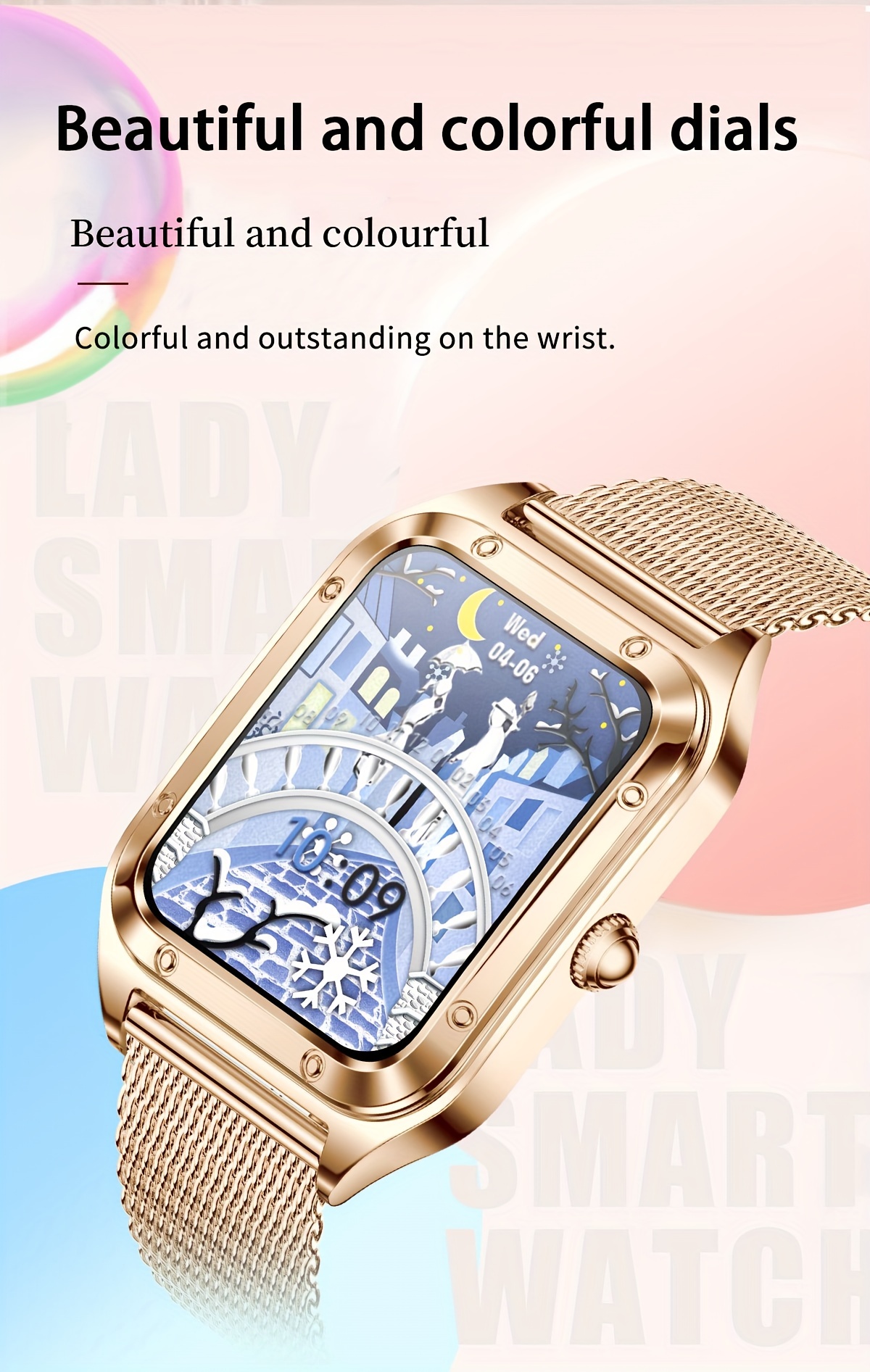 womens smart watch answer dial 1 57 smart watch for android and ios phones ip67 water resistant fitness watch ai voice features for women men details 6