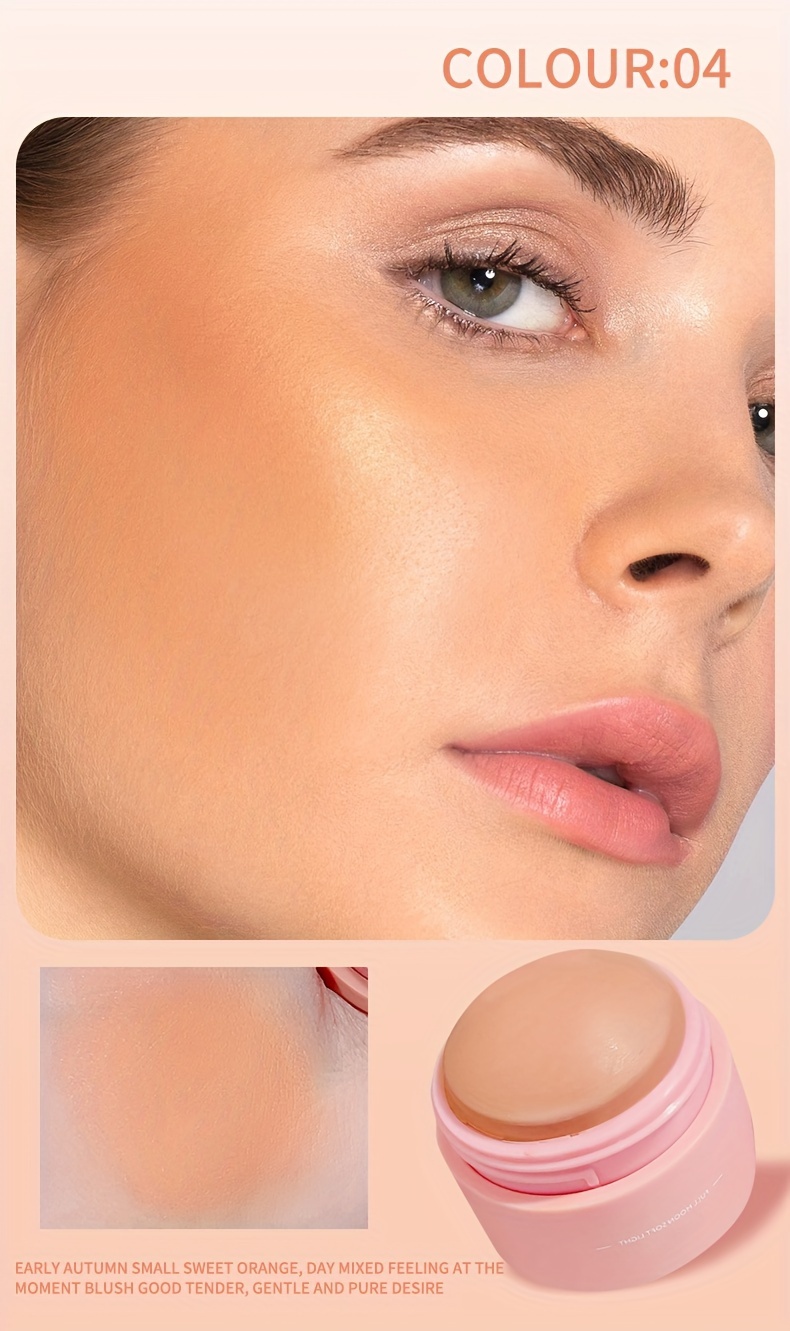 6 color blush ball peach   matte mist instant makeup for any crowd to enhance the   and make the skin look flawless Product details 8