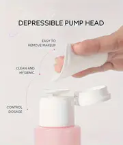 sakura makeup remover water plant extracts cleansing water 100ml 3 38oz face eye lip cleansing liquid refreshing cosmetic details 10