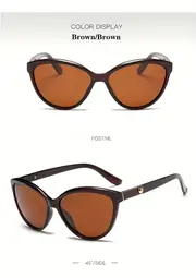 polarized cat eye fashion sunglasses for women drivers brand design sun shades for driving summer beach travel details 14