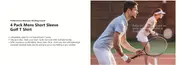 4pcs mens trendy quick dry shirt active slightly stretch breathable lapel button up short sleeve shirt for outdoor details 4
