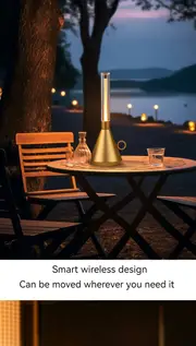 New Rechargeable Cordless Table Lamp, 2000mAh Large-capacity Battery Powered, Long Standby, 3-level Dimming, Portable LED Table Lamp, Suitable For Restaurants/bedrooms/bars/home Courtyard Outdoor details 4