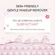 sakura makeup remover water plant extracts cleansing water 100ml 3 38oz face eye lip cleansing liquid refreshing cosmetic details 4