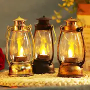 Mini Vintage Horselight Portable Wind Light, Small Night Light Atmosphere Candle Light, LED Swinging Candle Light, LH003LED Swing Light, Hanging Light (With 3*AG13 Battery Powered) details 9