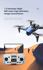 new k911se foldable 5g brushless rc drone quadcopter with triple hd cameras gps optical flow dual positioning intelligent hover obstacle avoidance wifi fpv app control ideal for halloween christmas and thanksgiving gifts toys details 8