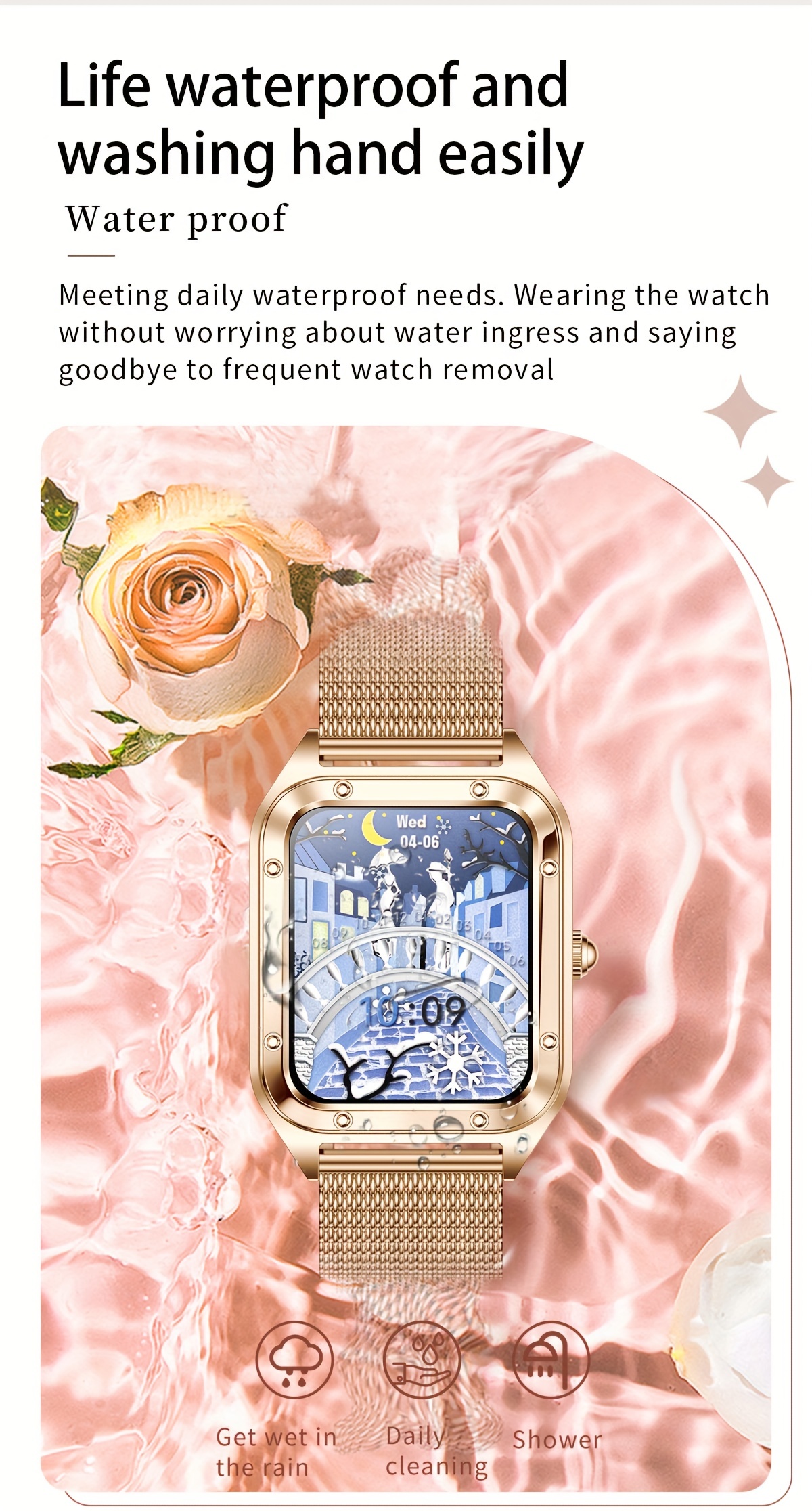 womens smart watch answer dial 1 57 smart watch for android and ios phones ip67 water resistant fitness watch ai voice features for women men details 11