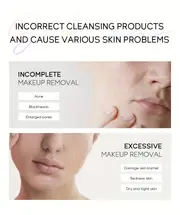 sakura makeup remover water plant extracts cleansing water 100ml 3 38oz face eye lip cleansing liquid refreshing cosmetic details 2