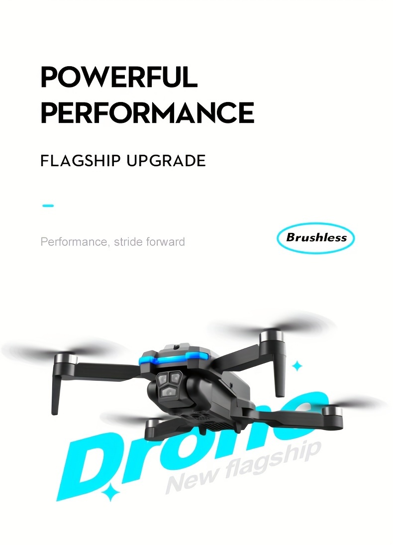 drone rc uav professional grade brushless motor intelligent four sided obstacle avoidance optical flow positioning esc dual hd camera christmas and thanksgiving present details 3