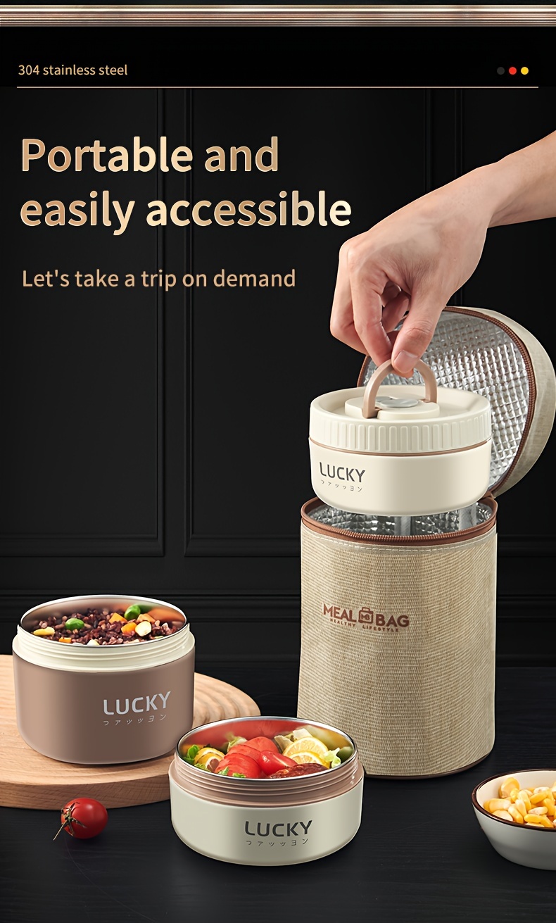 lunch box portable 304 stainless steel insulated lunch box details 6