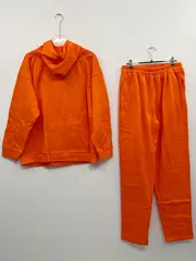 plus size zipper back solid hoodie sweatshirt sweatpants set womens plus high stretch 2pcs set outfits details 8